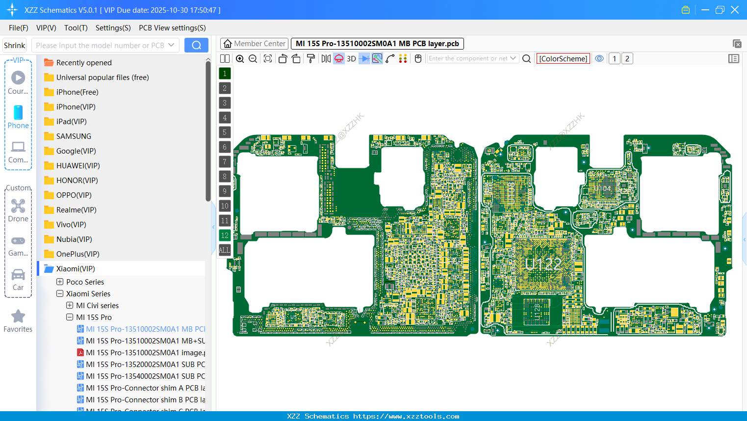 MI 15S Pro-13510002SM0A1 MB PCB Layer